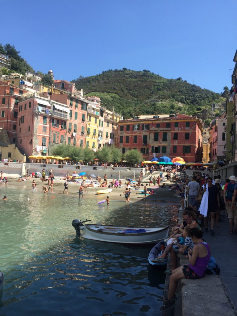 Vernazza e la sua insenatura