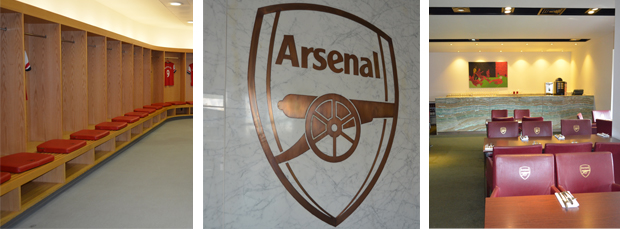 Emirates Stadium: l'interno