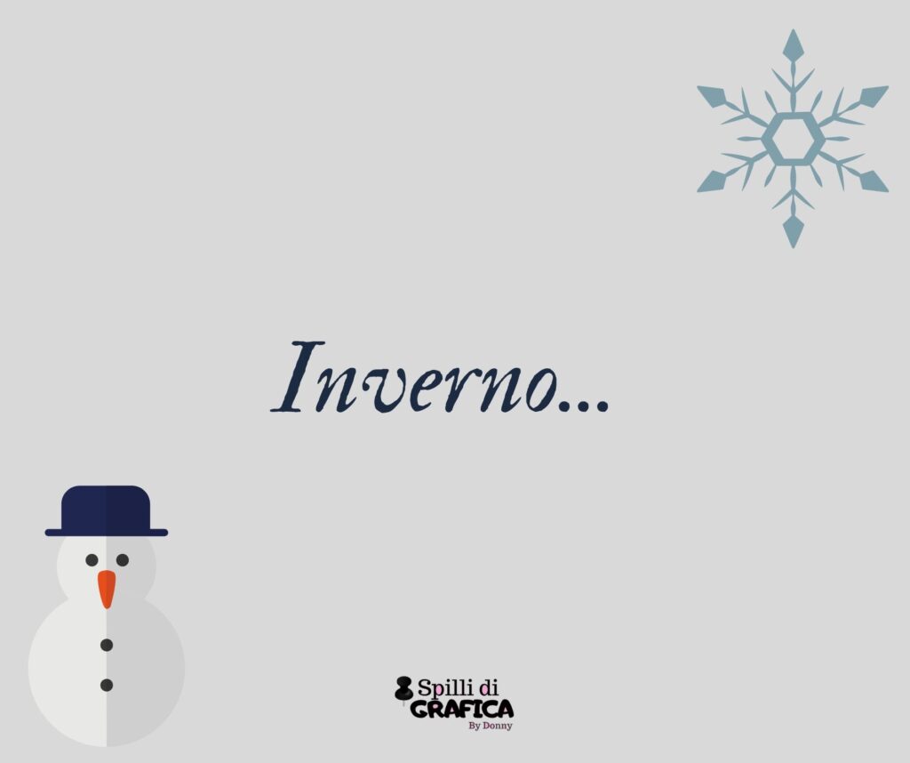 La stagionalità del feed - l'inverno