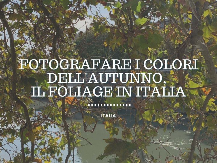Fotografare i colori dell’Autunno, il Foliage in Italia