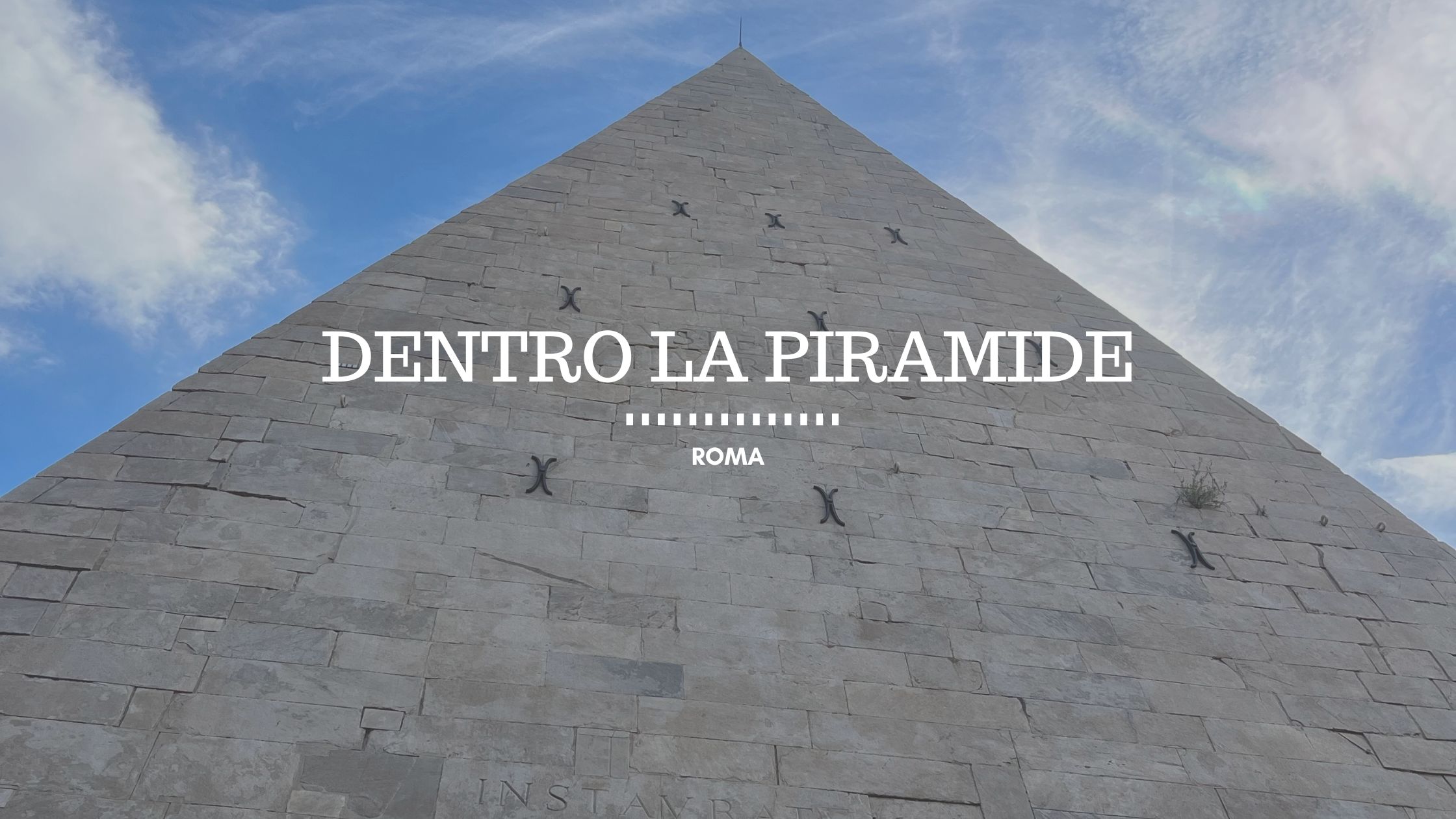 Ma cosa c’è all’interno della Piramide di Roma?