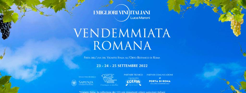 Eventi di settembre a Roma: la Vendemmiata romana all'Orto Botanico di Roma