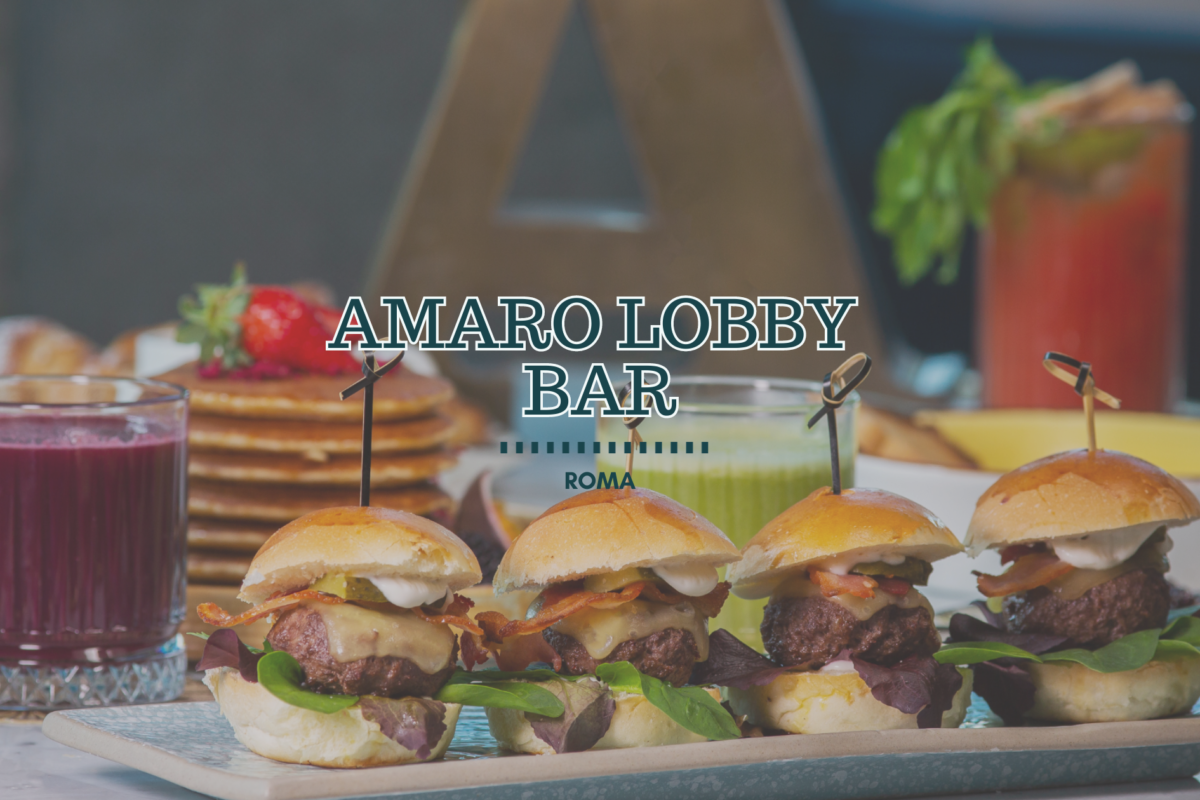 Amaro Lobby Bar, rinnova la sua proposta gastronomica